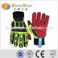 SUNNY HOPE luvas de couro de couro para motocicleta